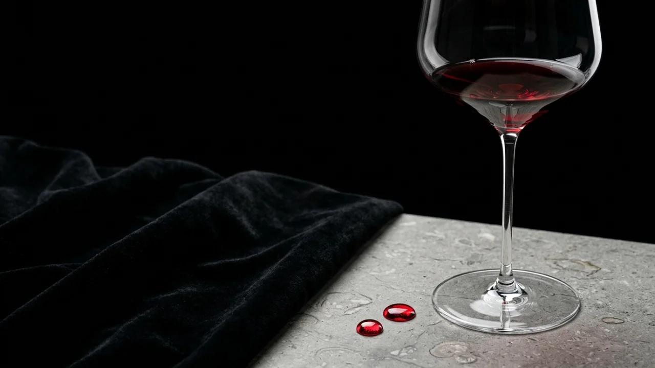 Análise gustativa e tátil do vinho tinto: textura dos taninos, estrutura ácida e persistência